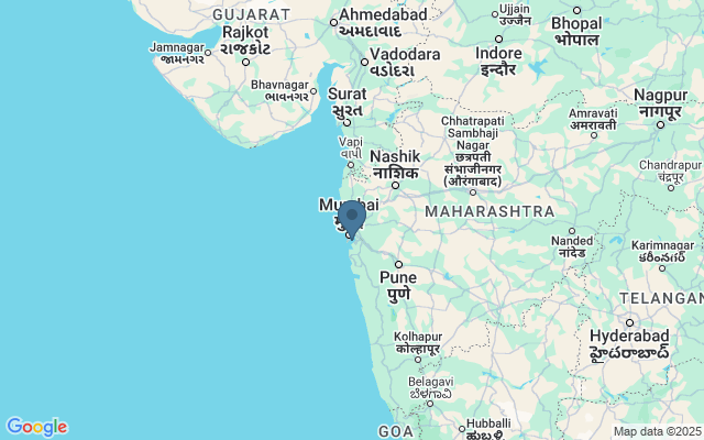 Kaart met locatie Elephanta Island